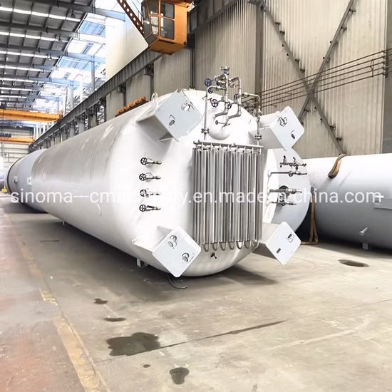 100 m3 kryogener Lagertank für LNG/Lox/Lin/Lar mit ASME/GB-Standard
